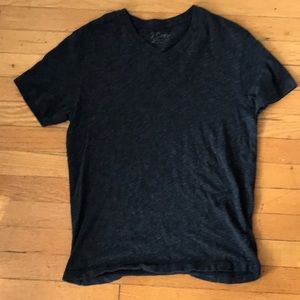 J crew dark gray vintage v neck t-shirt